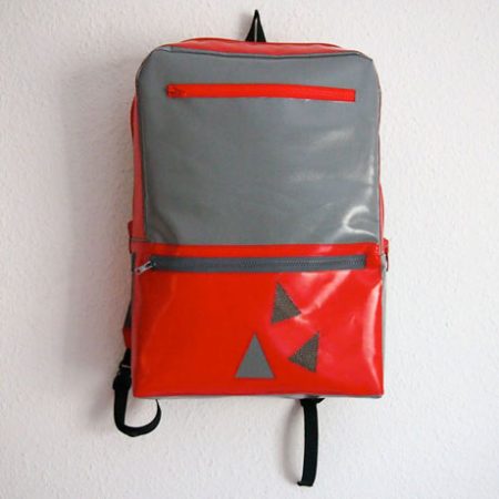 Rucksack mit dickem Reißverschluss