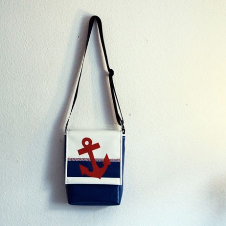 Umhängetasche mit Anker / www.krambeutel.de / krambeutel Deine Wunschtasche Stefanie Ramb