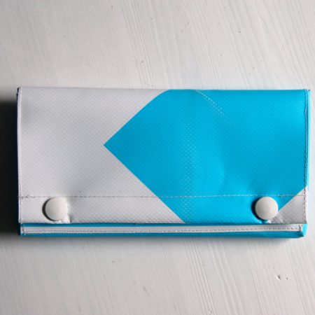 krambeutel Geldbeutel aus Studentenwerk Banner / LKW-Plane / krambeutel Deine Wunschtasche www.krambeutel.de / München Stefanie Ramb