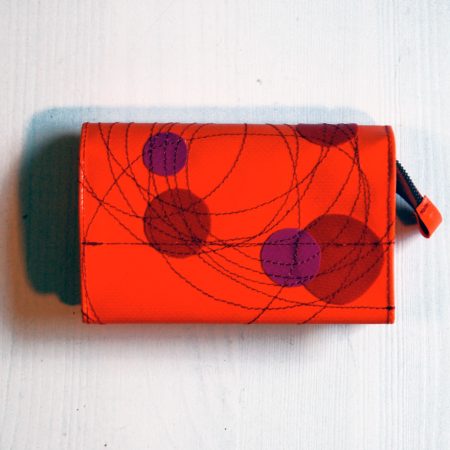 Geldbeutel aus LKW-Plane krambeutel Deine Wunschtasche www.krambeutel.de München Stefanie Ramb maßgeschneiderte Beutel und Taschen