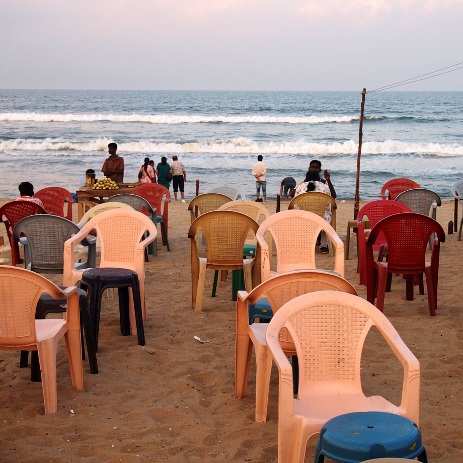 krambeutel geht spazieren am Strand in Chennai / krambeutel unterwegs / www.krambeutel.de / Deine Wunschtasche maßgefertigt und handgemacht aus München / Stefanie Ramb