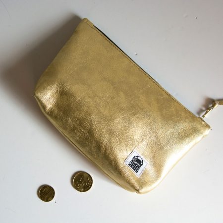 Lederetui aus goldenem Echtleder, genäht von Stefanie Ramb in München / krambeutel Deine Wunschtasche www.krambeutel.de