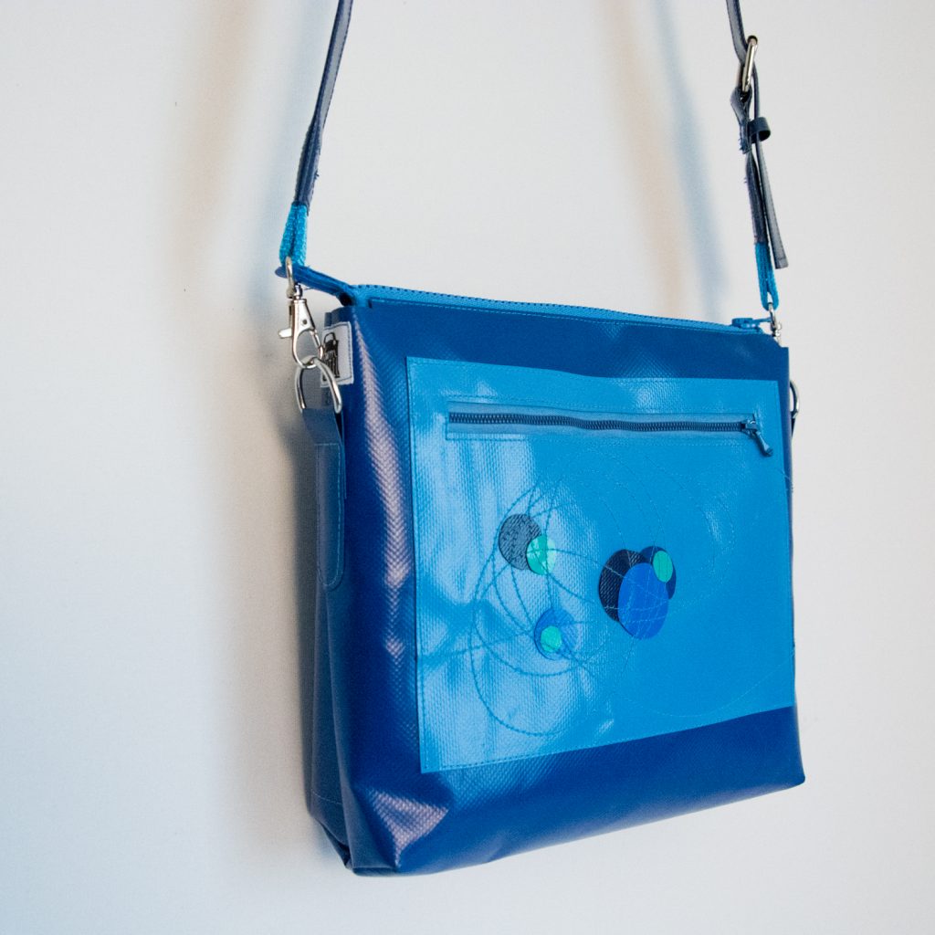 krambeutel Deine Wunschtasche Handtasche Umhängetasche aus LKW-Plane, genäht von Stefanie Ramb München