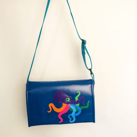 Kindergartentasche plane krake krambeutel