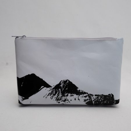 blaugrauer Reissverschluss Beutel "Vestrahorn"