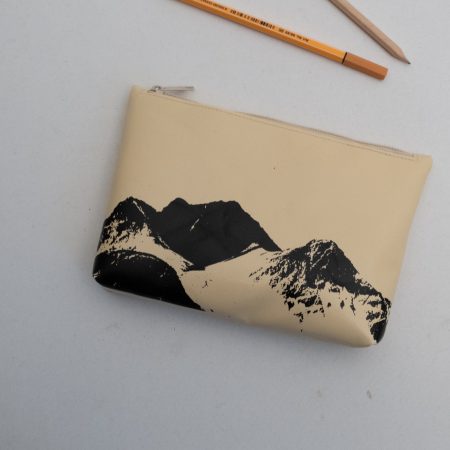 hellgelber Reissverschluss Beutel "Vestrahorn"