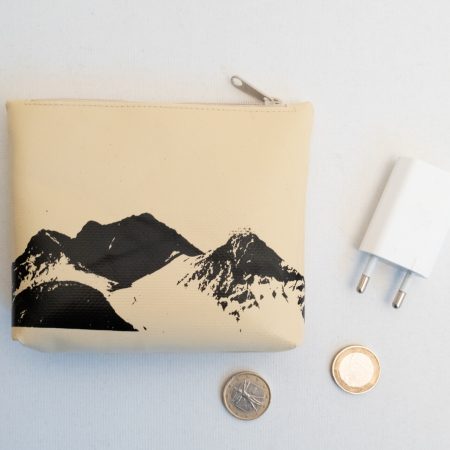 hellgelber Reissverschluss Beutel "Vestrahorn"